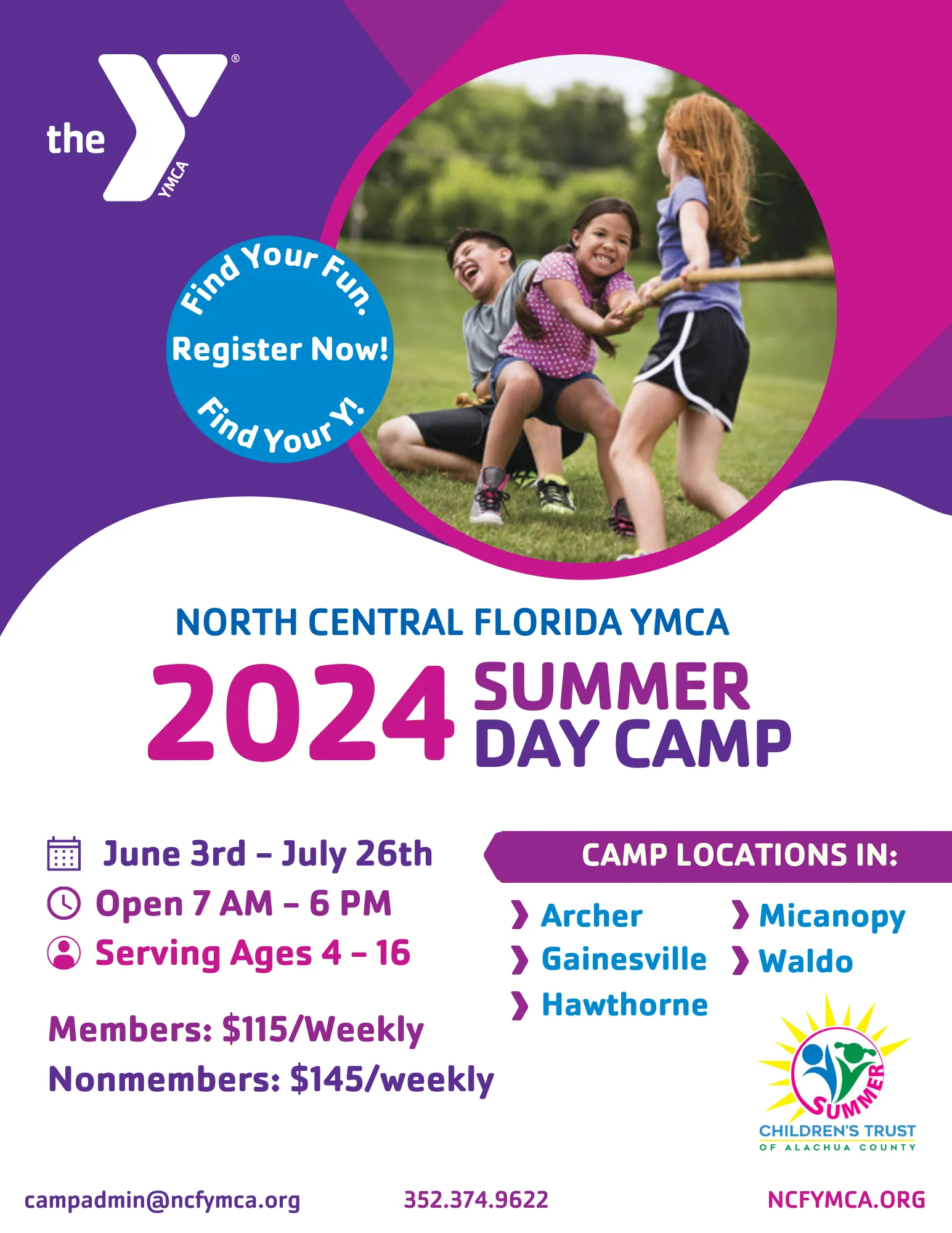 20 Summer Camp   North Central Florida YMCA